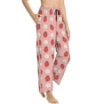 thumbnail image 2 of Naloa Strawberry Print Women’s Ultra-Soft Comfy Pajama Lounge Pants with Pockets & Drawstring, 2 of 8