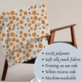 thumbnail image 3 of Fall Throw Blanket Fall Decor Autumn Pumpkin Leaves Flannel Fleece Blanket Gifts Farmhouse Super Warm Soft Cozy Plush Lightweight Seasonal Bedding Blanket for Couch 51x59 in, 3 of 8