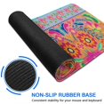 thumbnail image 6 of Long Mouse Pads for Desk,Colorful Pioneer Flower Pattern Desk Mats on Top Of Desks, Desk Mouse Pad Extra Large with 3mm Non-Slip Base and Stitched Edge for Gaming,Office,Work,Home 31.5"x11.8", 6 of 6