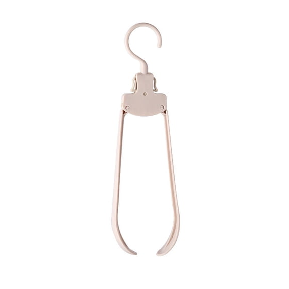 Foldable Travel Hangers Portable,Plastic Folding Hangers for Suitcase,for Hanging Clothes while Traveling,Hecnuo