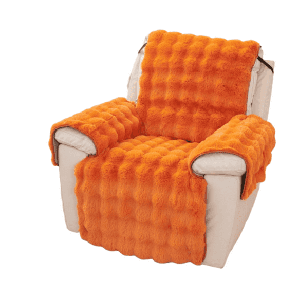 Christmas Gradient Recliner Sofa Cushions Recliner Chair Washable Recliner Chair Sofa Soft Faux Sofa Thick Chair