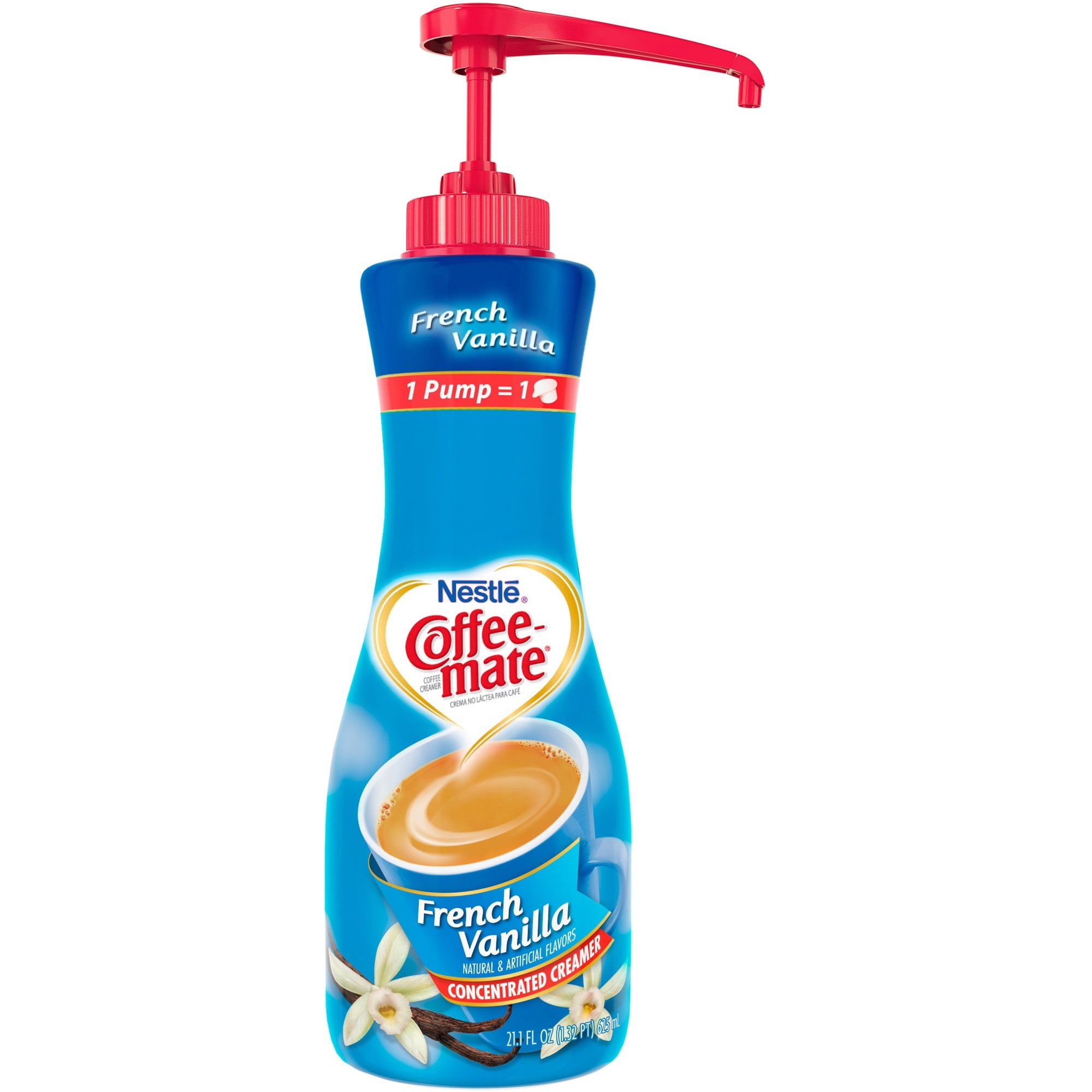 CoffeeMate Coffee Creamer Vanilla Caramel Liquid Creamer Singles 50 Ct