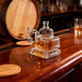 thumbnail image 4 of Excavator Shaped Glass Decanter For Whiskey And Spirits With Unique Construction Vehicle Design, 4 of 7