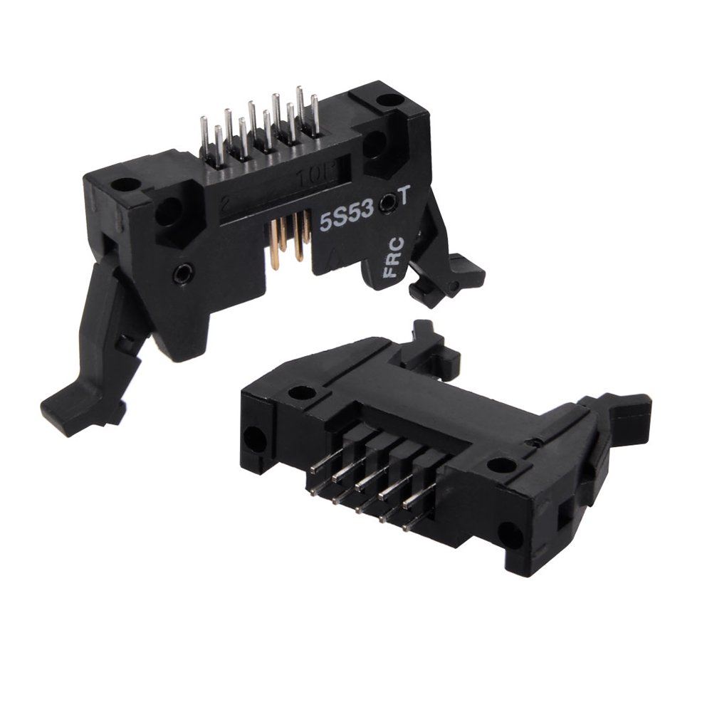 10Pcs 2x5Pin 2.54mm Pitch Double Rows Straight Connector PCB IDC