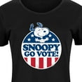 thumbnail image 3 of Peanuts - Snoopy Go Vote - Women's Any Way Dress, 3 of 7