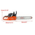 thumbnail image 6 of 22" 68CC Gasoline Chainsaw Cutting Wood Gas Sawing Aluminum Crankcase Chain Saw, 6 of 9