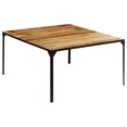 thumbnail image 1 of vidaXL Dining Table 140x140x76 cm Solid Mango Wood, 1 of 5