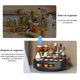 thumbnail image 5 of Giratoria, Organizador de Especias de Una Capa, Base Giratoria para Gabinete, Estante de Almacenamiento de 360 Grados para Cocina, Refrigerador y Baño, 5 of 7
