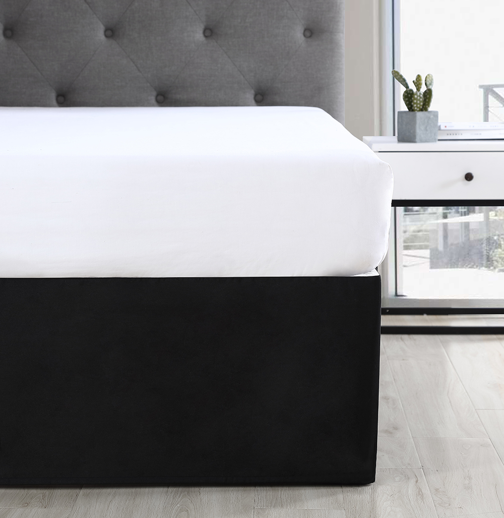 Mainstays Bedskirt Queen, Black
