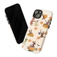 thumbnail image 3 of Cute Halloween Curious Monkey Phone Case, Fall Pumpkins & Costumes Playful Autumn Scene Protective Cover for iPhone 16 15 14 13 12 11 Pro Max Plus Mini, 3 of 6