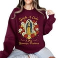 thumbnail image 4 of Desde El Cielo Una Hermosa Manana Sweatshirt – Virgin Mary Nuestra Sennora de Guadalupe Mexican Christmas Sweater, Religious Faith Gift for Men and Women, 4 of 7
