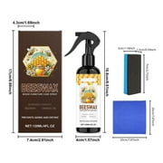 Natural Micro-Molecularized Beeswax Spray,Beeswax Furniture Polish Spray,Original Beeswax Furniture Polish,Beeswax Spray Cleaner, Furniture Beeswax Spray