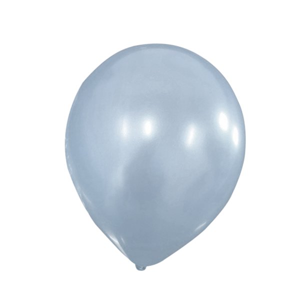 Bewildely 100 Uds 10 pulgadas 1,5g Globos de látex perlado fiesta de feliz cumpleaños boda adornos navideños Globo niños bolas de aire Globos Kits de decoración para fiestas Azul claro Bewildely HA002049-24