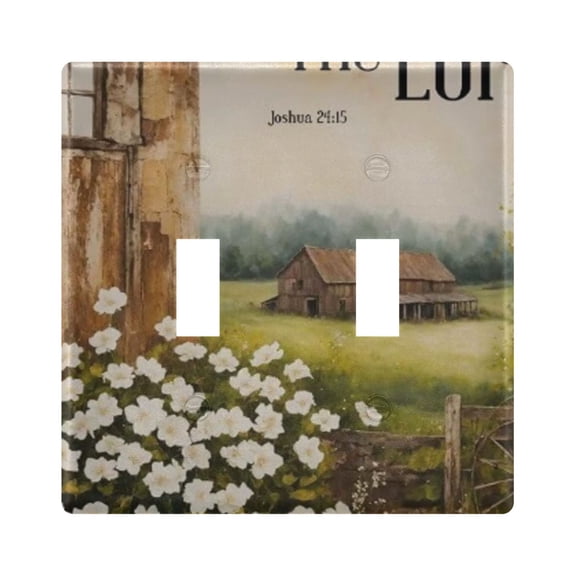 Light Switch Cover Farmhouse Country Plates Faceplate Decorative Switch Plate for Bedroom Home Decor