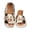 White, variant on Pillow Slippers for Women and Men Non Slip Quick Drying Shower Cloud Slides Cow Print Bathroom Water Sandals Khaki 9.5