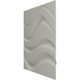 thumbnail image 4 of Ekena Millwork 19 5/8"W x 19 5/8"H Wave EnduraWall Decorative 3D Wall Panel, UltraCover Satin Hunt Club Green (12-Pack for 32.04 Sq. Ft.), 4 of 6
