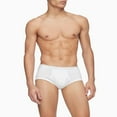 thumbnail image 3 of Calvin Klein Men's Cotton Classic Fit Brief -4 Pack, White, Small, 3 of 5