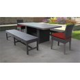 thumbnail image 2 of Belle Table de Salle à Manger Rectangulaire avec 2 Chaises 2 Bancs, 2 of 2