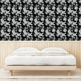 thumbnail image 3 of Ambesonne, Garden Scene Peel & Stick Wallpaper for Home, Botany Hydrangea Print, 13"x100", Charcoal Grey White, 3 of 5