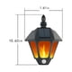 thumbnail image 3 of Luces solares para exteriores, apliques de pared decorativos con llama parpadeante y dos modos, para patio, garaje, jardín y puerta trasera y delantera., 3 of 7