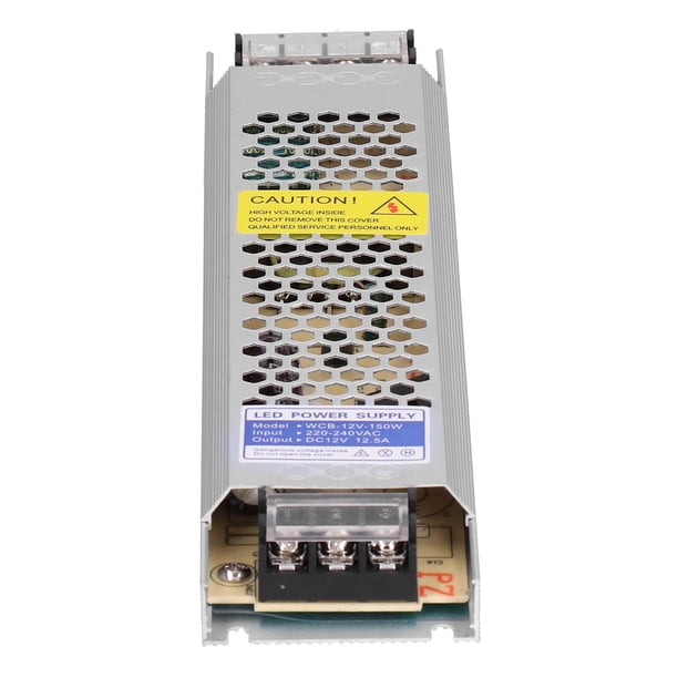 Fuente de alimentación conmutada regulada, barra de luz LED ultrafina de 150 W, transformador electrónico WCB-12V-150W