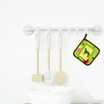 thumbnail image 3 of Caroline's Treasures CK1016PTHD Lime Green Dots Borzoi Pair of Pot Holders , 7.5HX7.5W, multicolor, 3 of 3