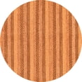 thumbnail image 1 of Ahgly Company Indoor Round Oriental Orange Modern Area Rugs, 6' Round, 1 of 4