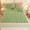 GN Vert, variante sur Iumwxz Protège-Matelas en Velours Épais Matelassé Antidérapant Pliable en Flanelle Chaud Confortable Couvre-Lit Lavable Doux Polyester Literie Chambre Pièce Unique Gris