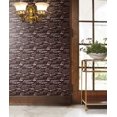 thumbnail image 2 of Retro Dark Grey, Rose Slate Wallpaper Roll, 2 of 2