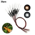 thumbnail image 4 of Lefu 20 Pcs Diode Électroluminescente Pré-Câblée SMD LED 0402 Blanc Chaud 12V Fils, 4 of 6