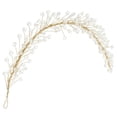 thumbnail image 4 of KAKOWELY Diadema de novia con diamantes de imitación para mujer, tocado de perlas falsas, tocado para fiesta de boda, 4 of 5