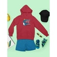thumbnail image 3 of Cool Dino Born To Be Rockstar Hoodie Juniors -Image by Shutterstock,  Small, 3 of 4