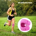 thumbnail image 4 of Patella Support Knee Sleeve Adjustable Patella Knee Brace with Shock-absorbing Compression Straps Breathable Support for Arthritis Pain Relief Workout, 4 of 8