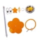 thumbnail image 5 of Portaovillos portátil para la muñeca, accesorio de crochet con correa para la muñeca. flor de naranja, 5 of 9