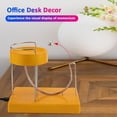 thumbnail image 3 of Kinetic-Art Perpetual-Motion Machine, Physical Balance Kinetic-Energy Model, Non-Stop Rolling Ball Toys, Science Art Motion Machine Sculpture Office Home Table Decor(Yellow), 3 of 6