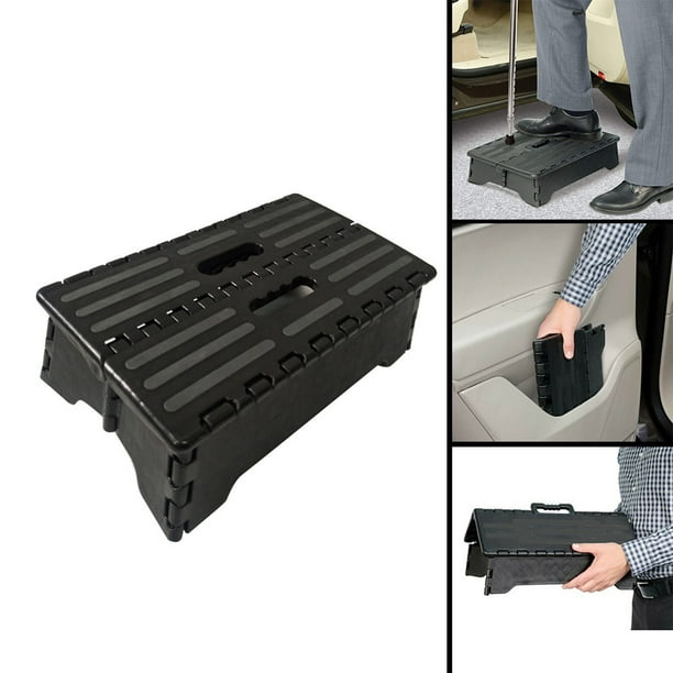 snorda Portable Folding Step Up Stool Car Height Boost Elder Adult Kid