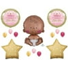 Twinkle Little Star African American Baby Girl shower party balloons Decoration