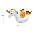 thumbnail image 5 of Northlight Inflatable Unicorn Swimming Pool Floating Drink Holder - 16", 5 of 6