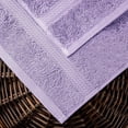 thumbnail image 4 of Juego de toallas Superior de algodón egipcio, 6 piezas, color morado, 4 of 9