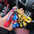 thumbnail image 2 of Llaveros creativos de película de dibujos animados Robet, llaveros de silicona Transformer Prime para coche, llavero colgante para bolso de niños, dijes de regalo para amigos Fivean unisex, 2 of 2