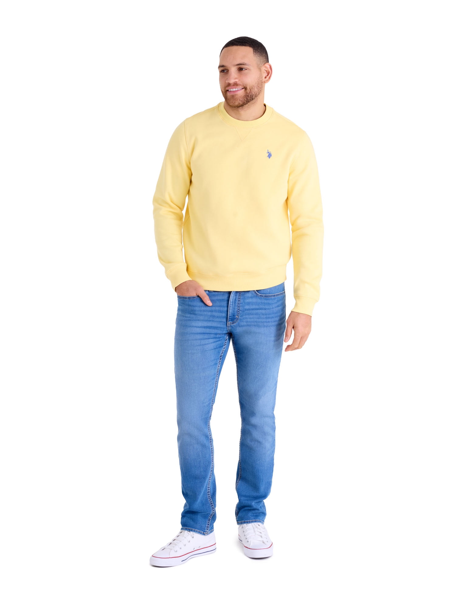 U.S. Polo Assn. Men's Crewneck Fleece Sweatshirt