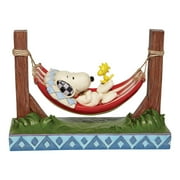 Enesco Peanuts by Jim Shore Snoopy Woodstock in Hammock Figurine
