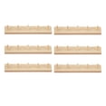 thumbnail image 1 of 6 ganchos de pared en miniatura para decoración de escenas de casas de muñecas a escala 1/12 Carril de gancho, 1 of 9