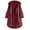 Z1-Wine, variant on Patlollav Women Casual Button Jacket Pockets Long Sleeve Hooded Tops Winter Plain Coat