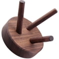 thumbnail image 1 of Mobutofu Crystal Stands for Display Crystal Ball Stand Wood Coffee 1Set, 1 of 8
