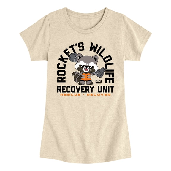 Guardians of the Galaxy - Rockets Wildlife Recovery Unit - Youth Girls Fitted Short Sleeve T-Shirt
