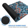thumbnail image 6 of Long Mouse Pads for Desk,Blue Ethnic Paisley Pattern Desk Mats on Top Of Desks, Desk Mouse Pad Extra Large with 3mm Non-Slip Base and Stitched Edge for Gaming,Office,Work,Home 31.5"x15.7", 6 of 6