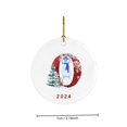 thumbnail image 2 of Coche Decoraciones de Navidad 2025 Nuevo 26 Carta de Navidad Muñeco de Nieve Colgante de Navidad - Colgante de Coche de Acrílico Santa Navidad Muñeco de Nieve Decoraciones, 2 of 5