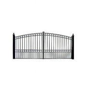 Aleko DG12PARD-APE New 12 Ft. Driveway Iron Gates Steel Paris Style
