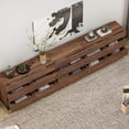 thumbnail image 3 of WAMPAT 3-in-1 Modern Wood Dresser, 15 Drawers & Metal Base, Closet Storage Organizer for Bedroom,Brown, 3 of 13